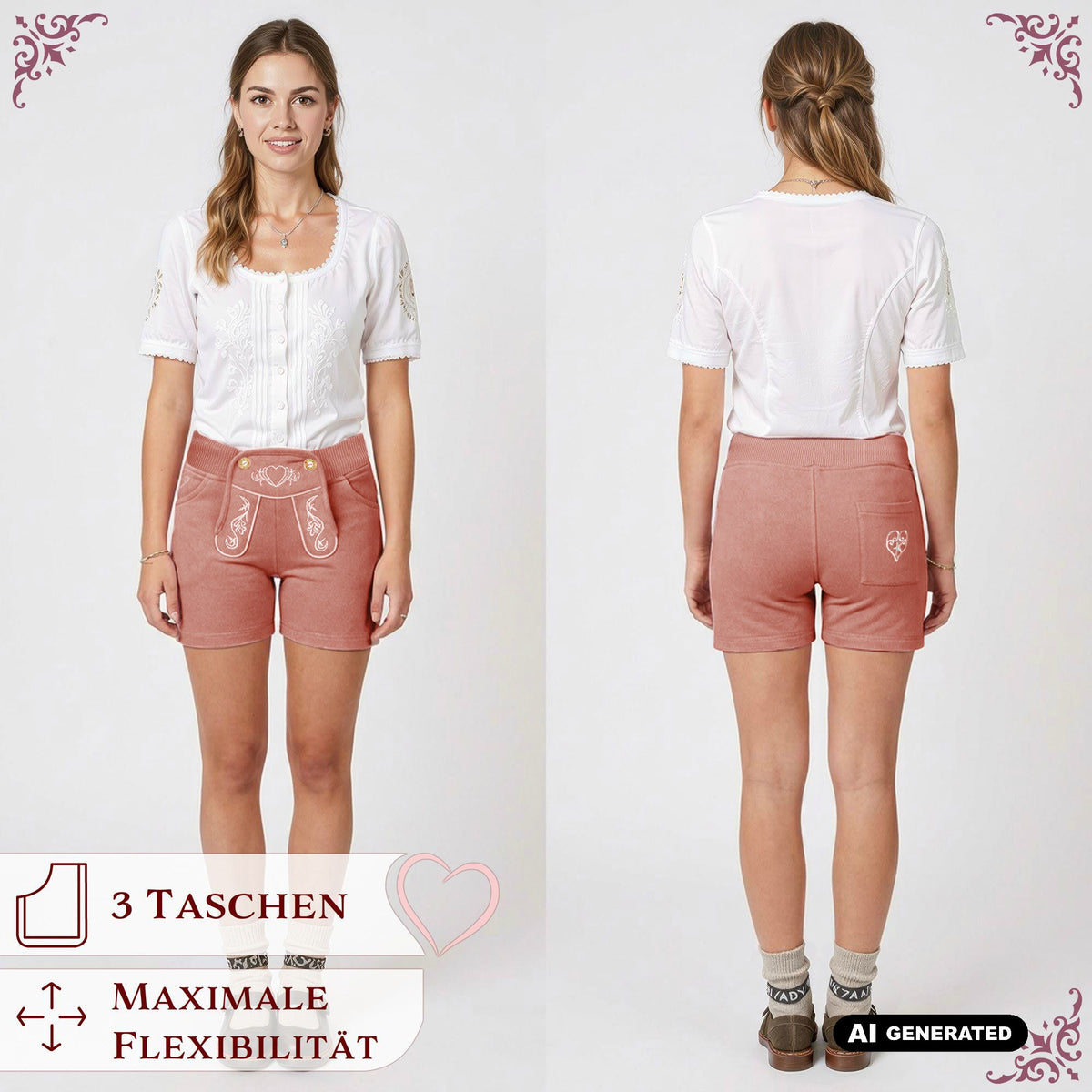 Steigenhöfer Trachten Joggingshorts HELENE