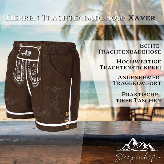 Steigenhöfer Badehose im Trachtenlook XAVER