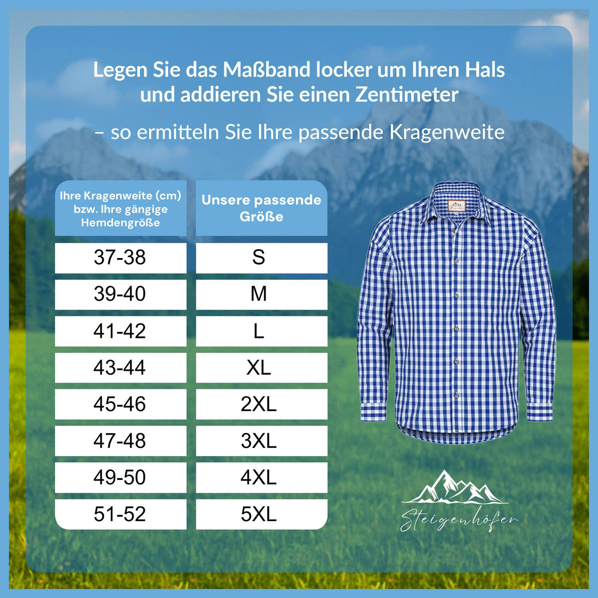 Steigenhöfer Kariertes Hemd BASTI