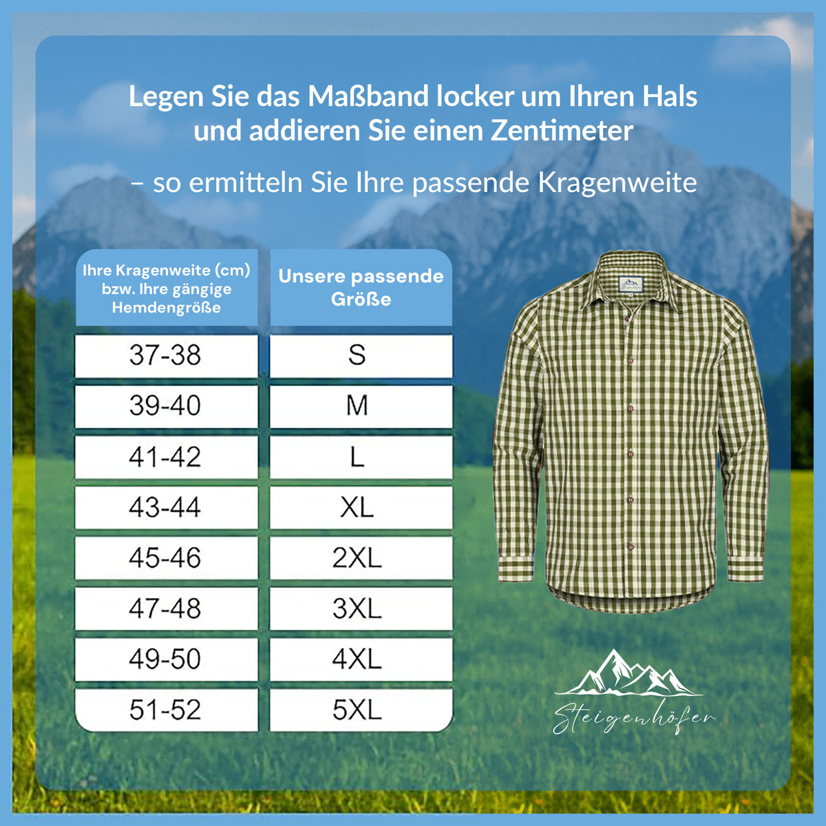 Steigenhöfer Kariertes Hemd BASTI