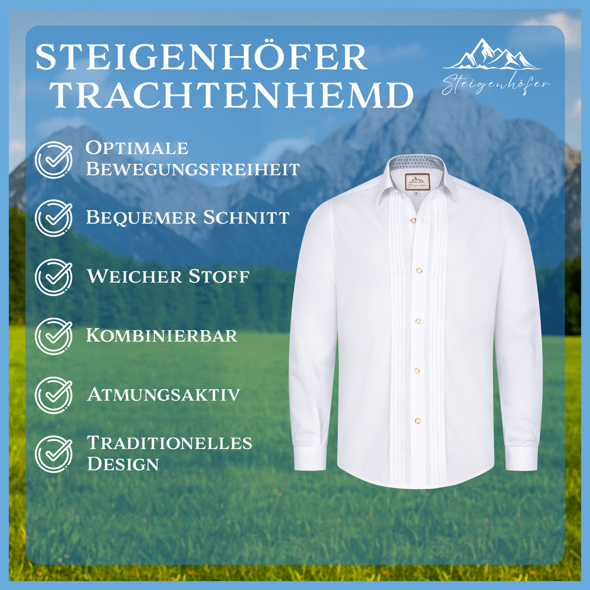 Steigenhöfer Kragenhemd VICTOR