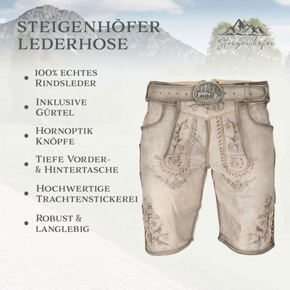 Steigenhöfer Vintage Lederhose FRANZ