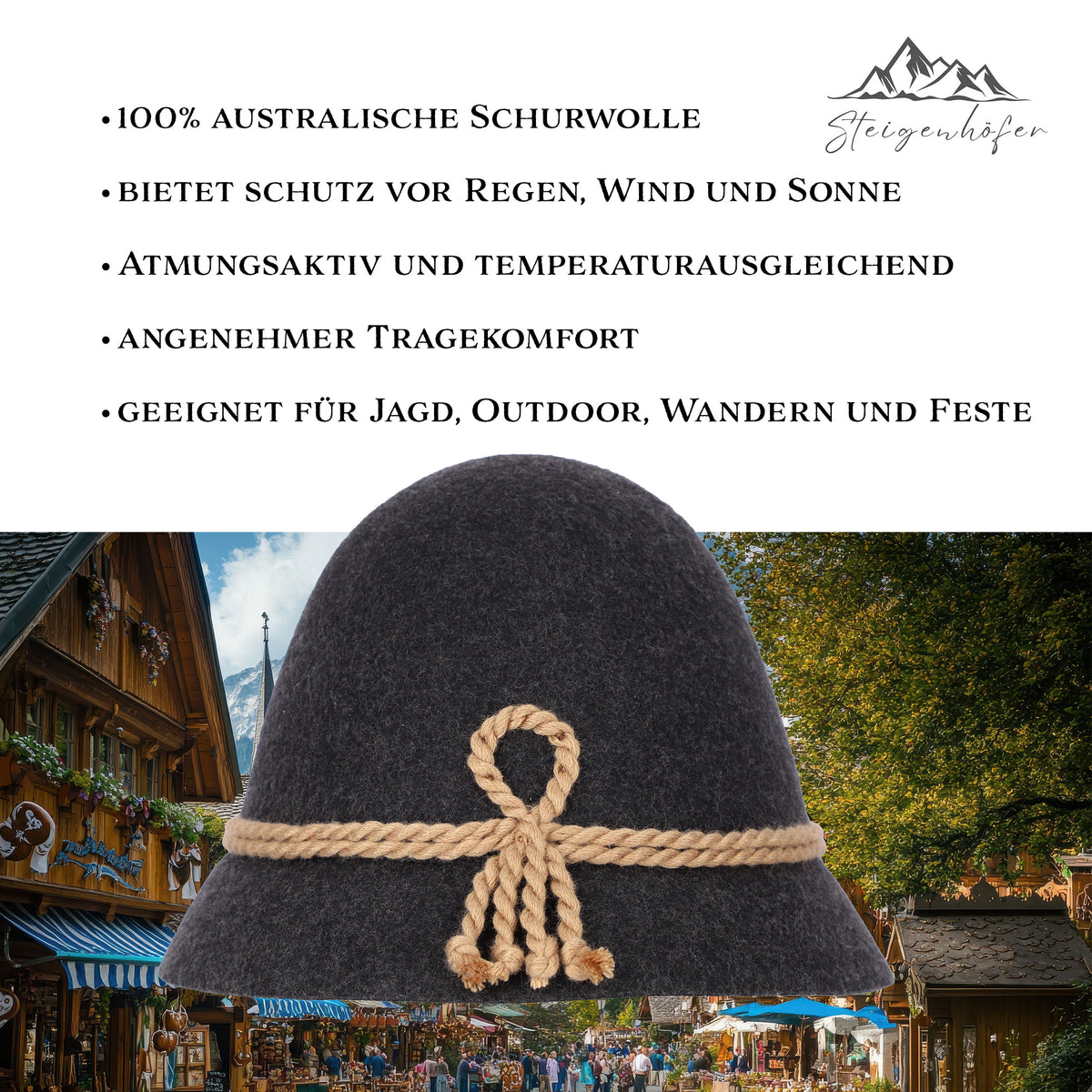 Steigenhöfer Trachtenhut HEINRICH