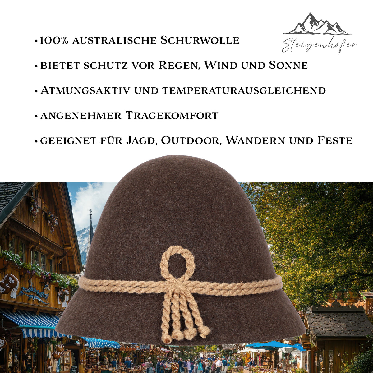 Steigenhöfer Trachtenhut HEINRICH