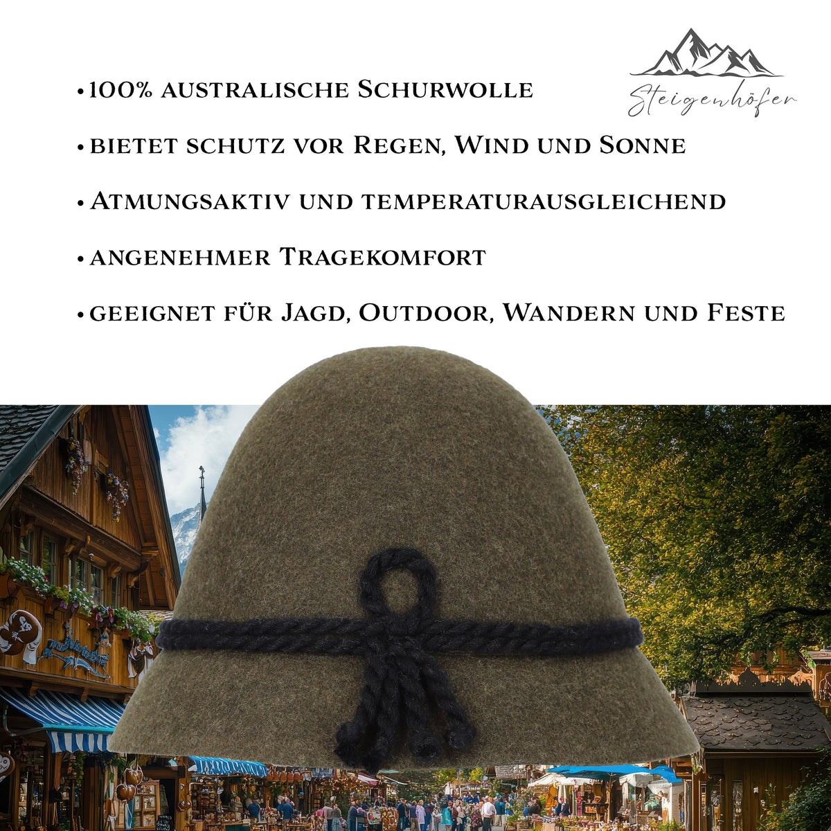 Steigenhöfer Trachtenhut HEINRICH