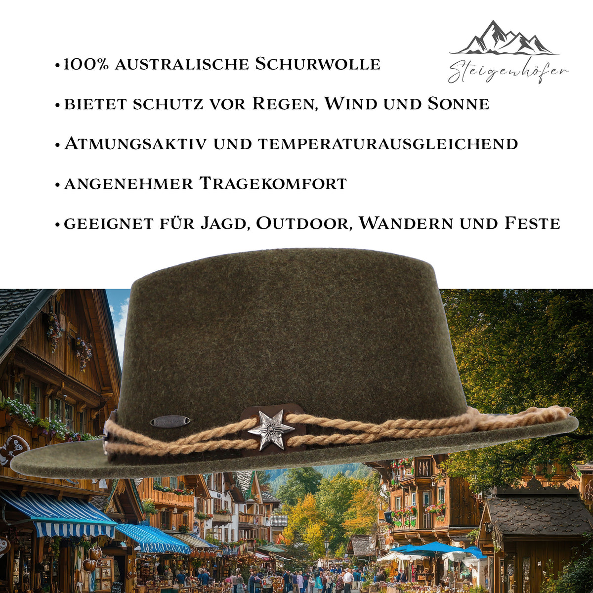 Steigenhöfer Trachtenhut GEORG