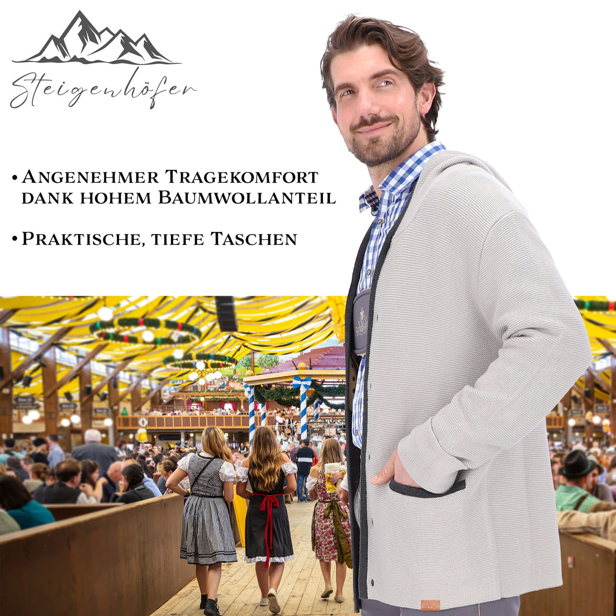 Steigenhöfer Strickjacke MAX