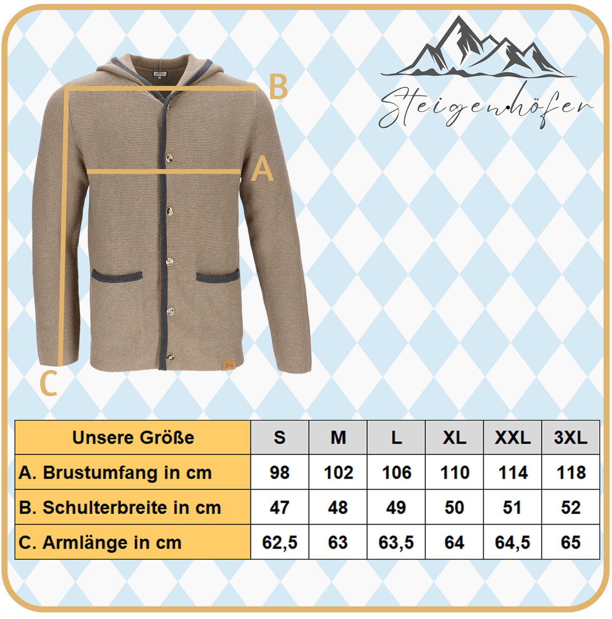 Steigenhöfer Strickjacke MAX