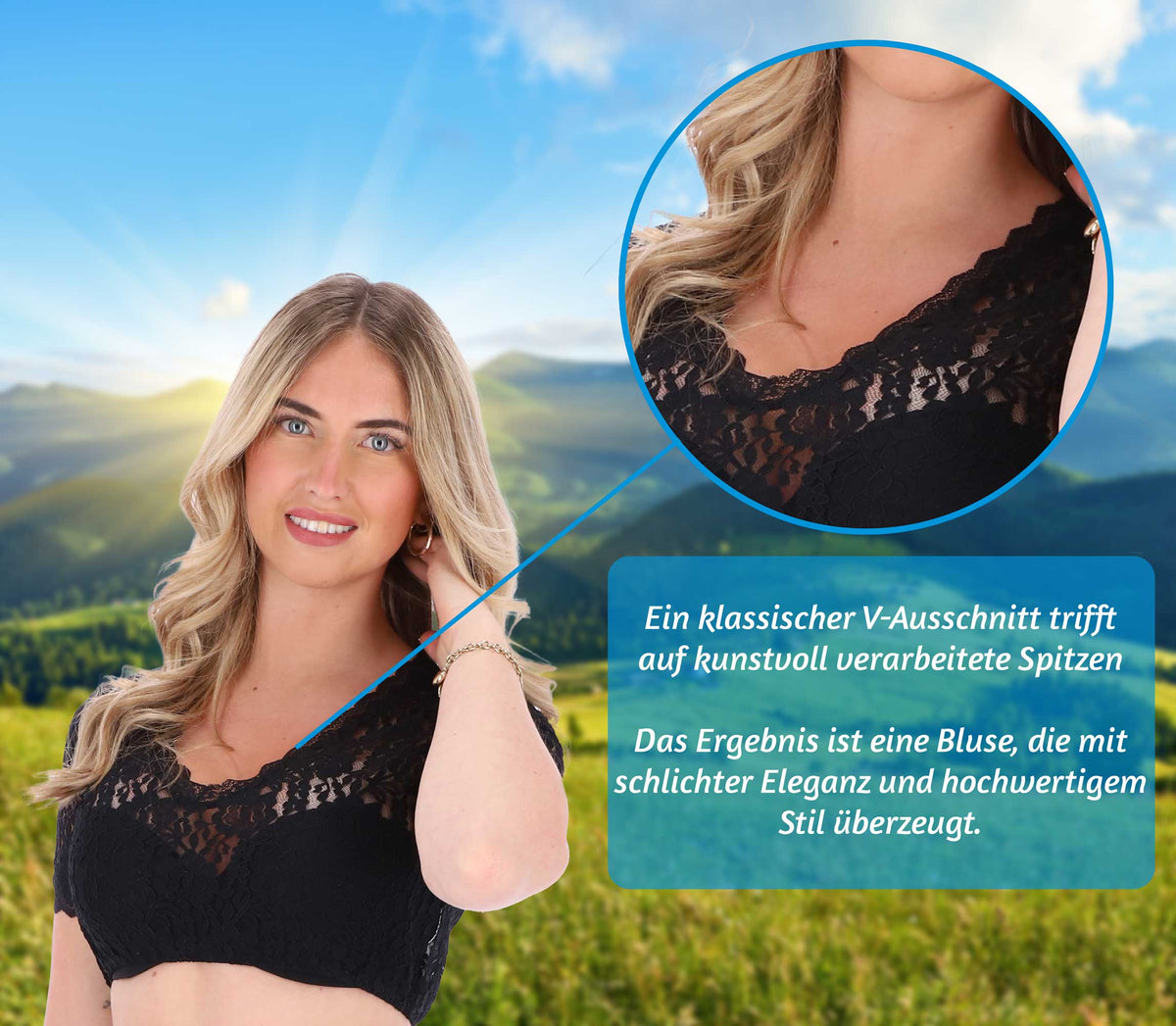 Steigenhöfer Dirndlbluse LENI