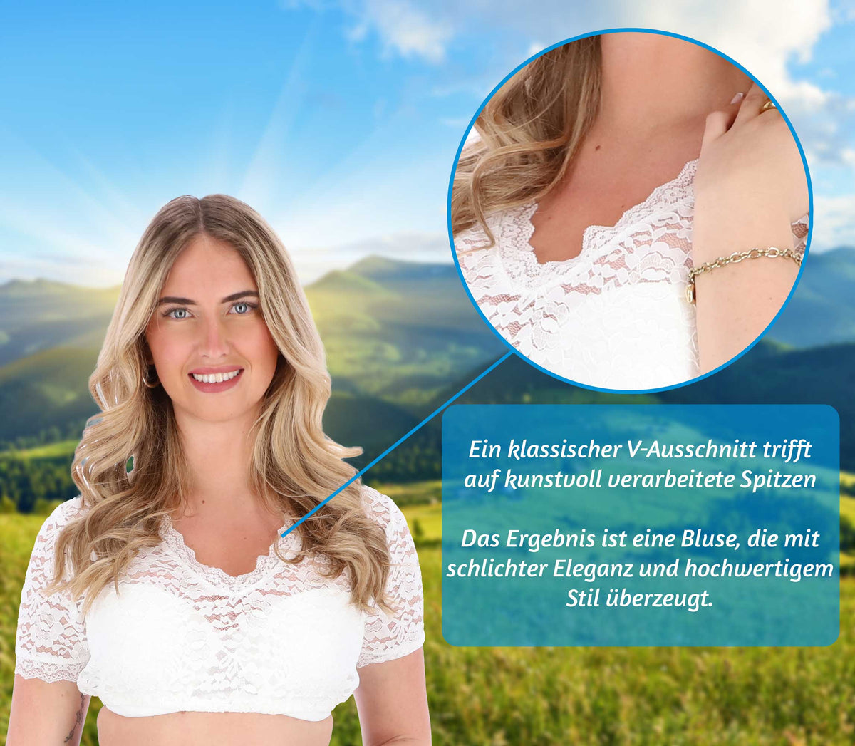 Steigenhöfer Dirndlbluse LENI