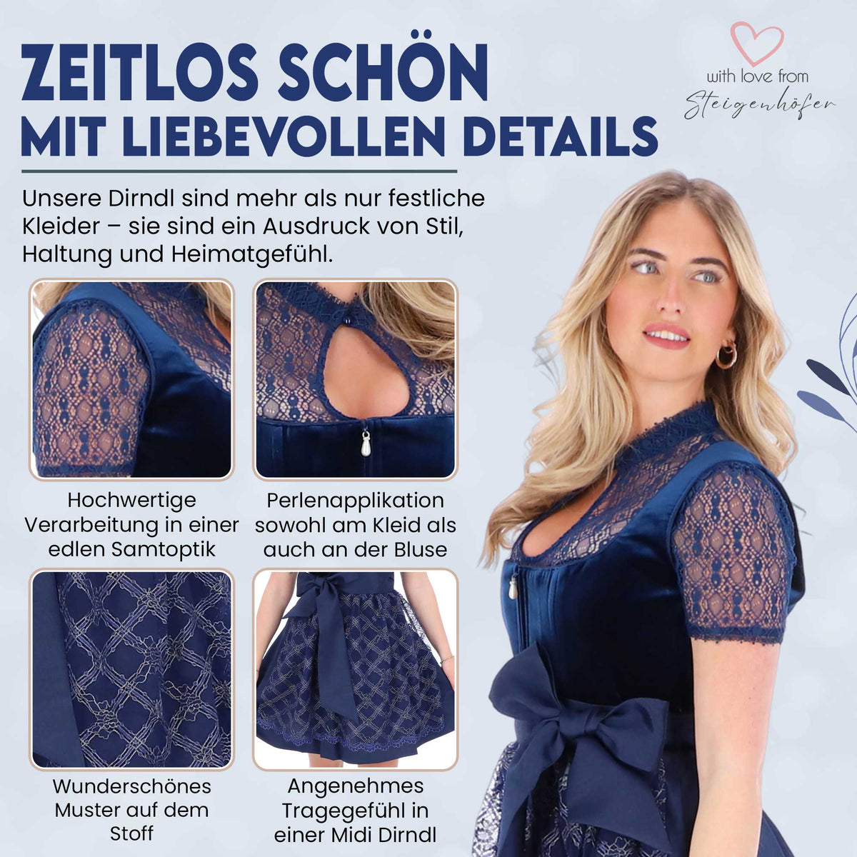 Steigenhöfer Dirndl Set FRANZISKA