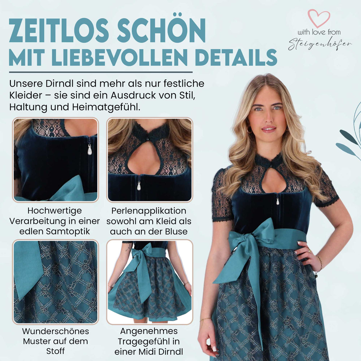 Steigenhöfer Dirndl Set FRANZISKA