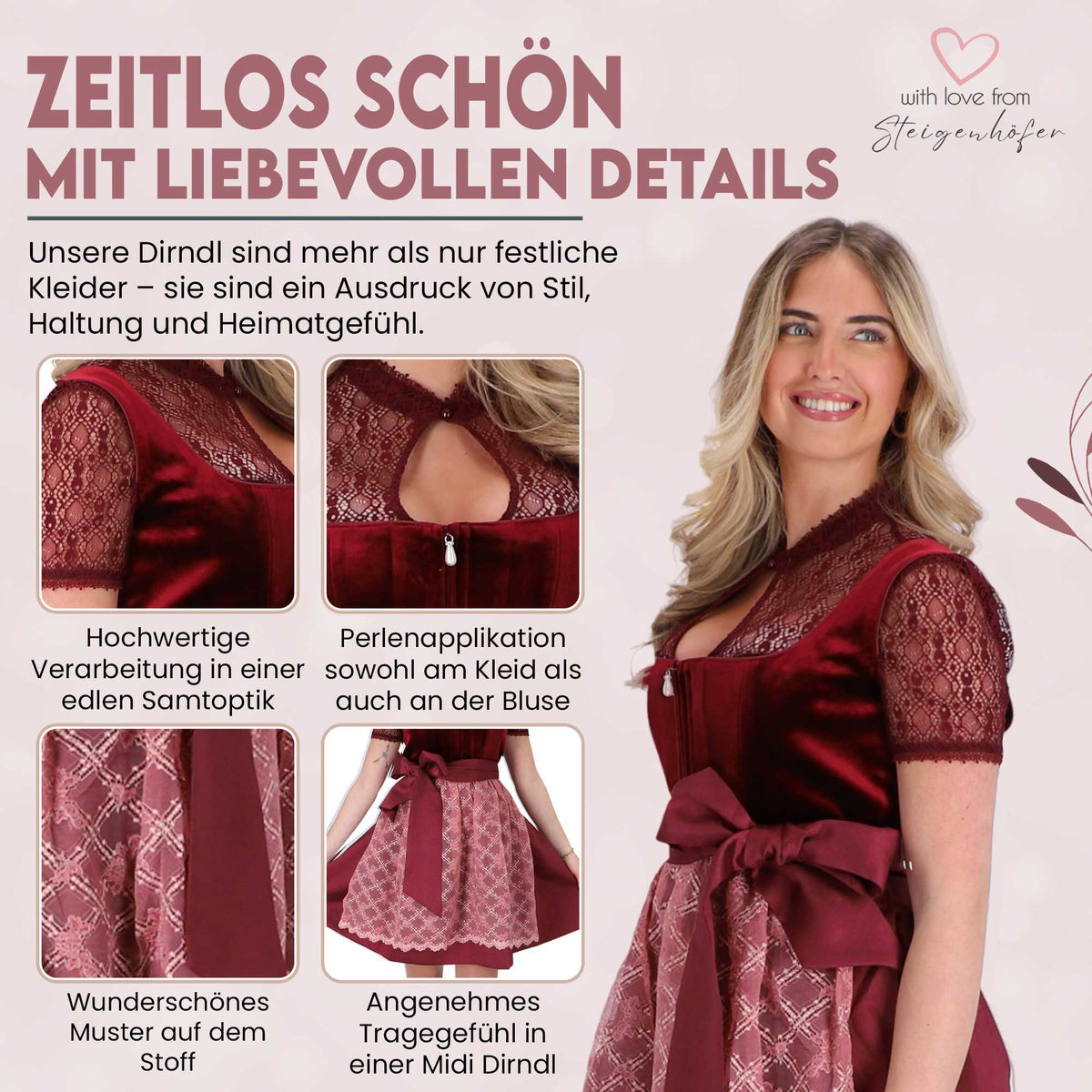 Steigenhöfer Dirndl Set FRANZISKA