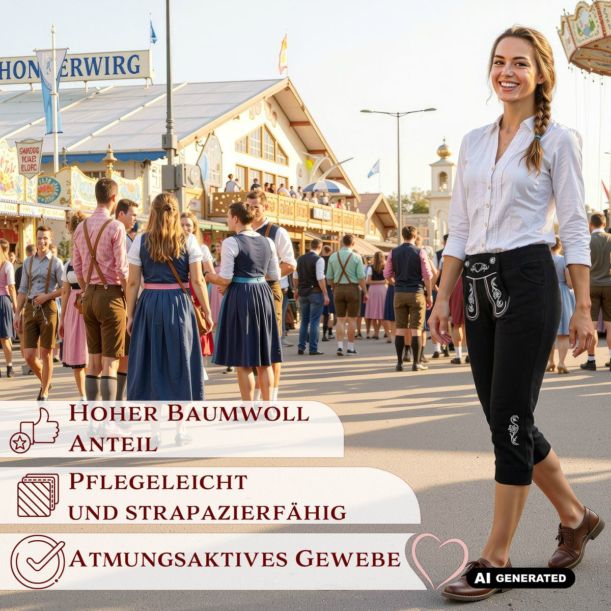 Steigenhöfer Trachten Joggingshorts HANNAH