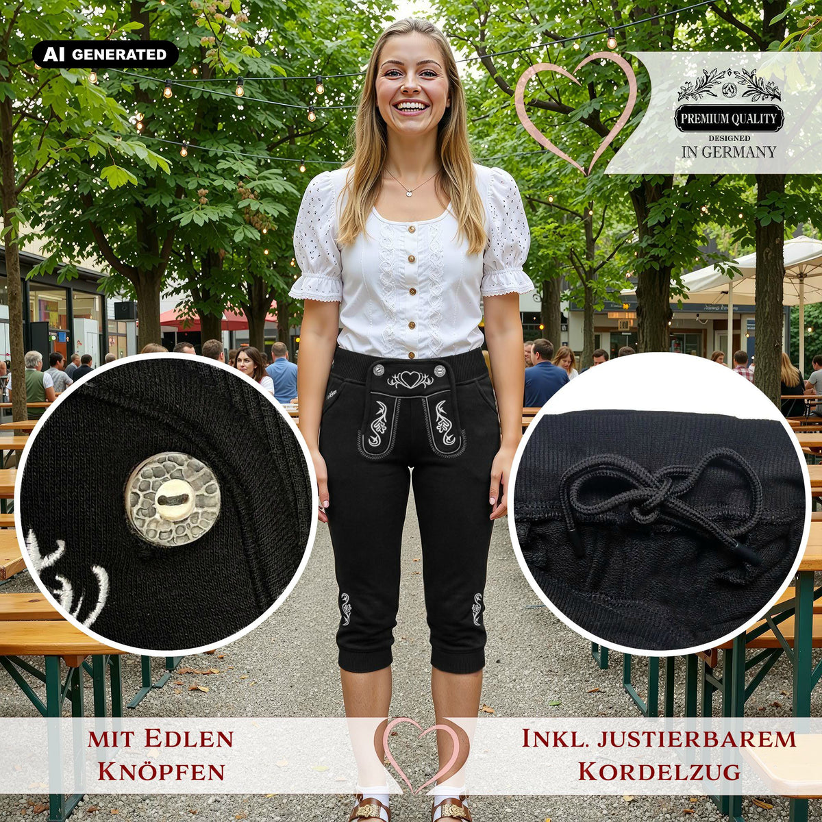 Steigenhöfer Trachten Joggingshorts HANNAH