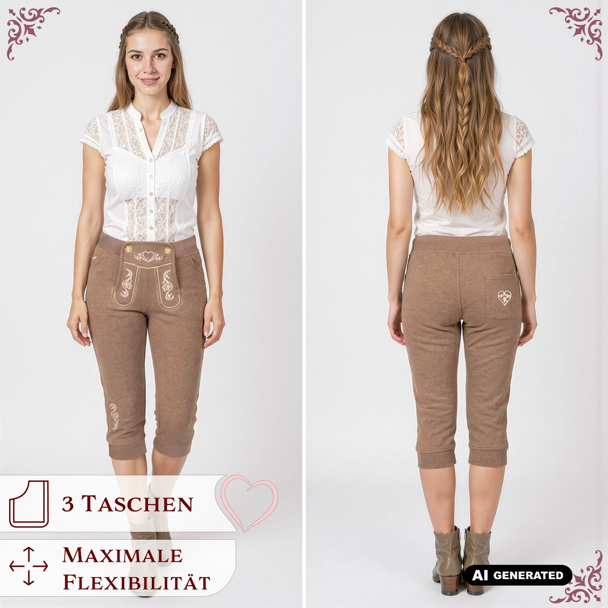 Steigenhöfer Trachten Joggingshorts HANNAH