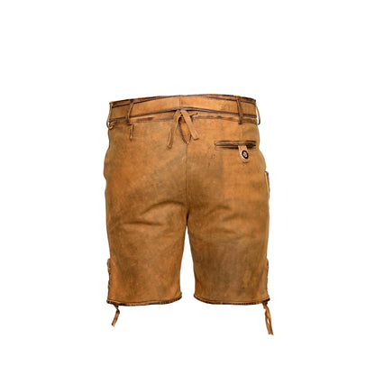 Steigenhöfer Traditionelle Lederhose im Antik-Look für Herren