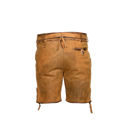 Steigenhöfer Traditionelle Lederhose im Antik-Look für Herren