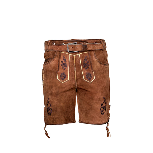 Steigenhöfer Traditionelle Lederhose aus Ziegenleder für Herren