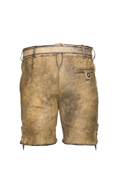 Steigenhöfer Traditionelle Lederhose im Antik-Look für Herren