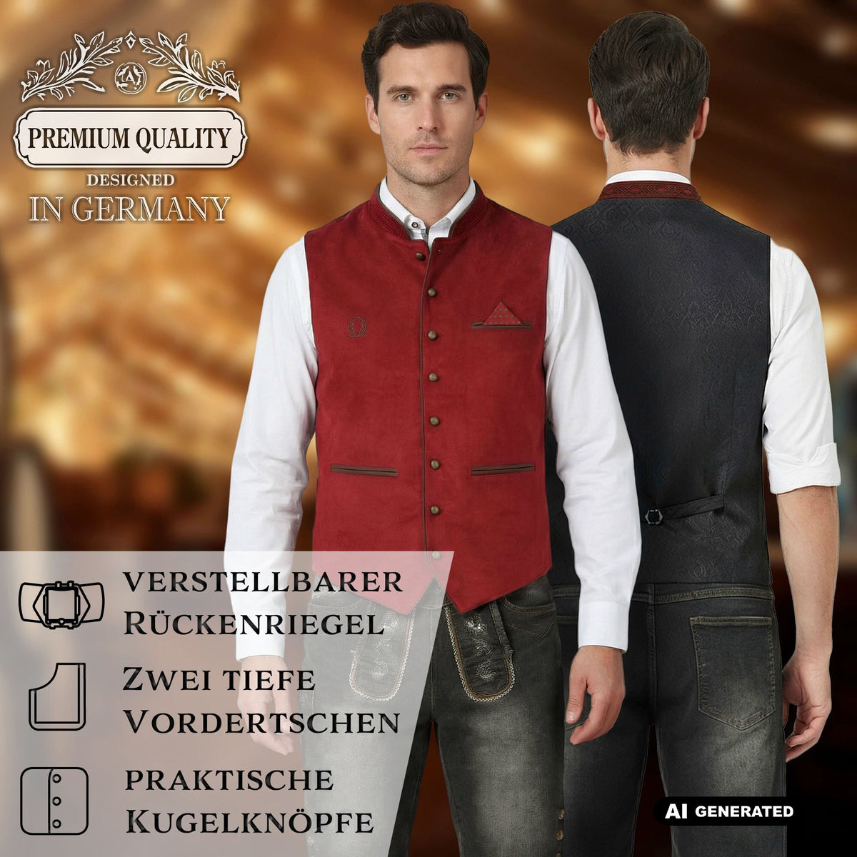 Steigenhöfer Trachtenweste EDMUND