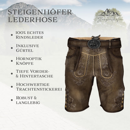 Steigenhöfer Vintage Lederhose FRANZ