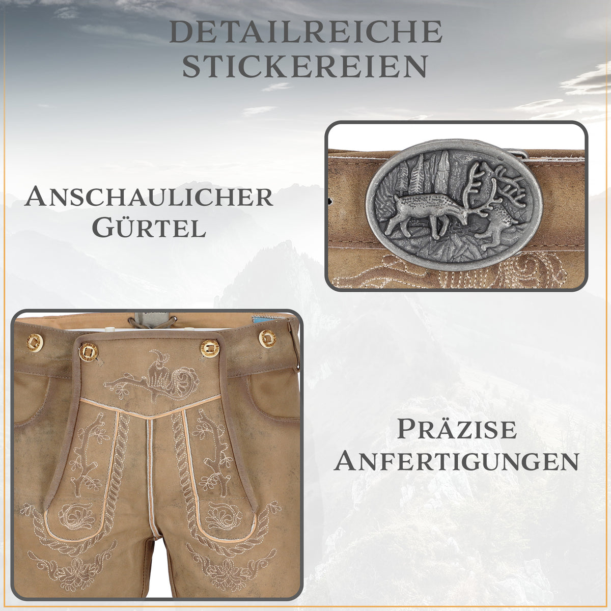 Steigenhöfer Vintage Lederhose FRANZ