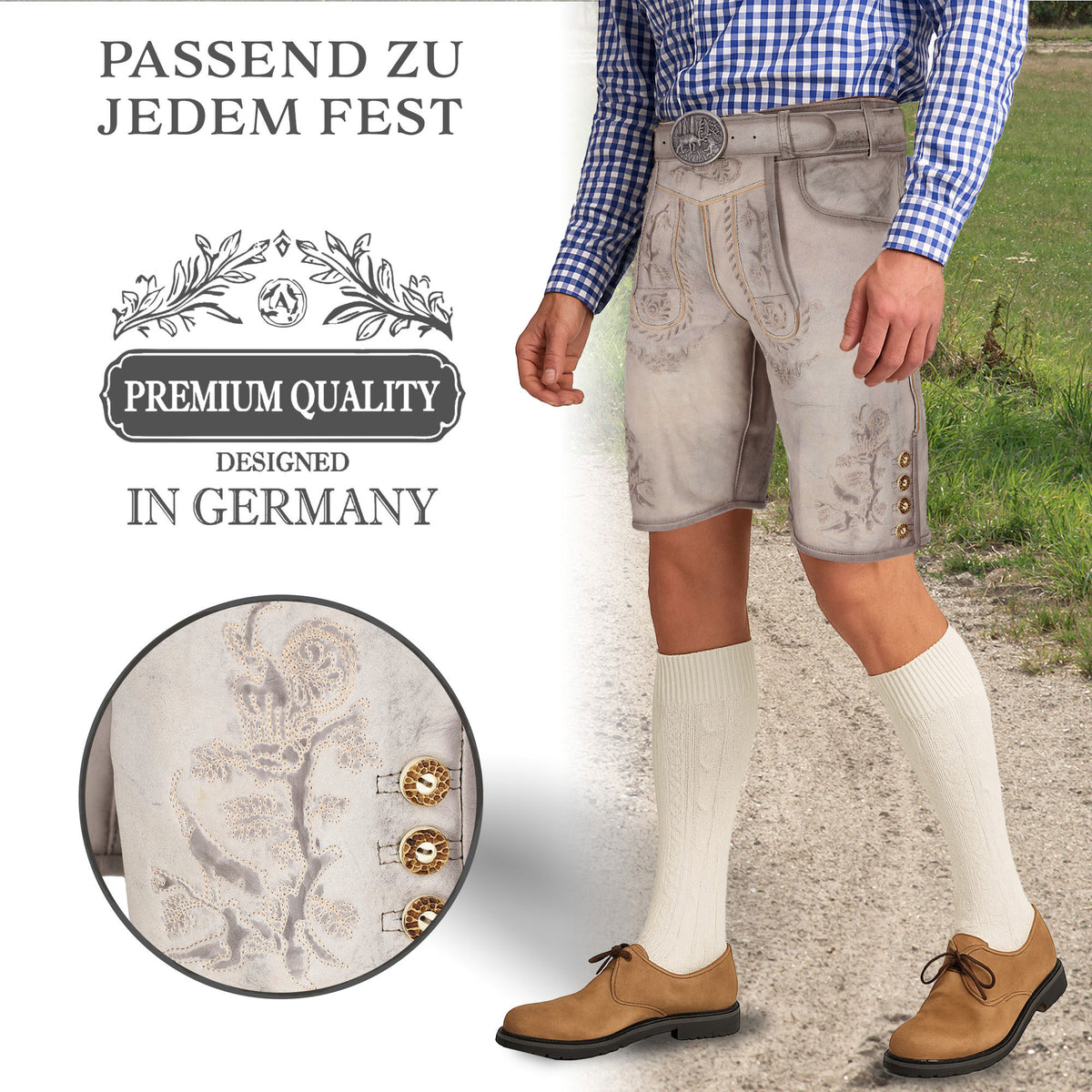 Steigenhöfer Vintage Lederhose FRANZ