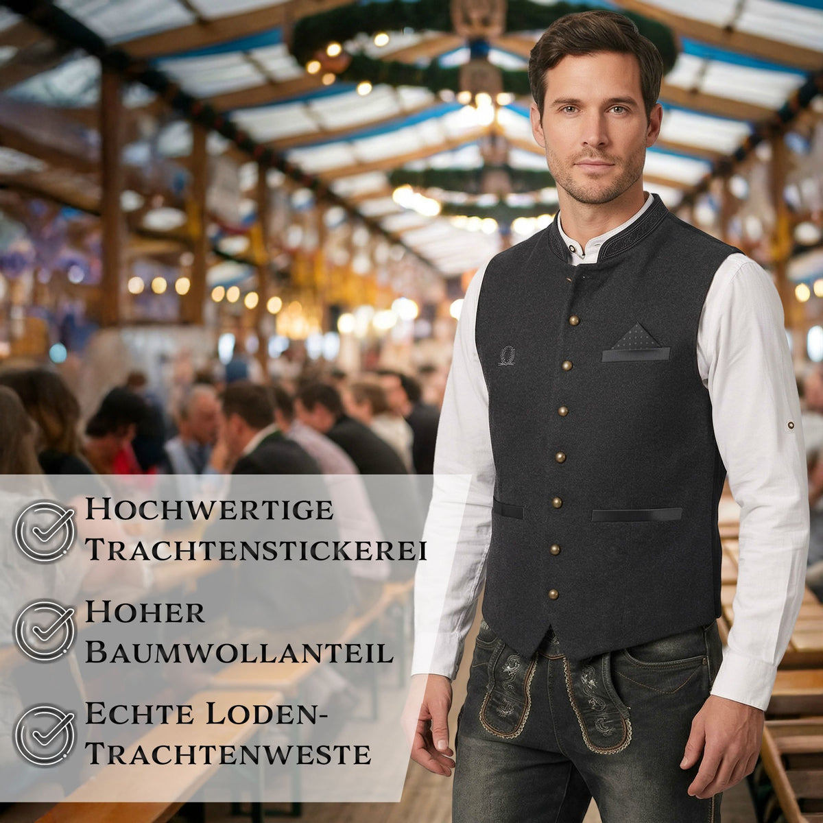 Steigenhöfer Trachtenweste GUSTAV