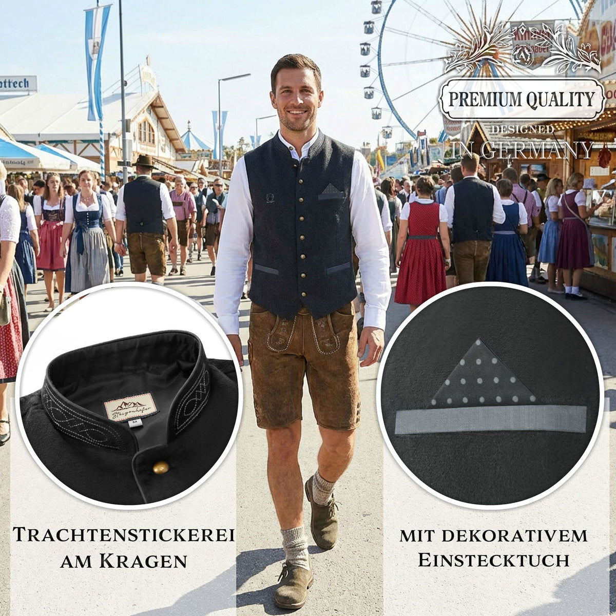 Steigenhöfer Trachtenweste GUSTAV