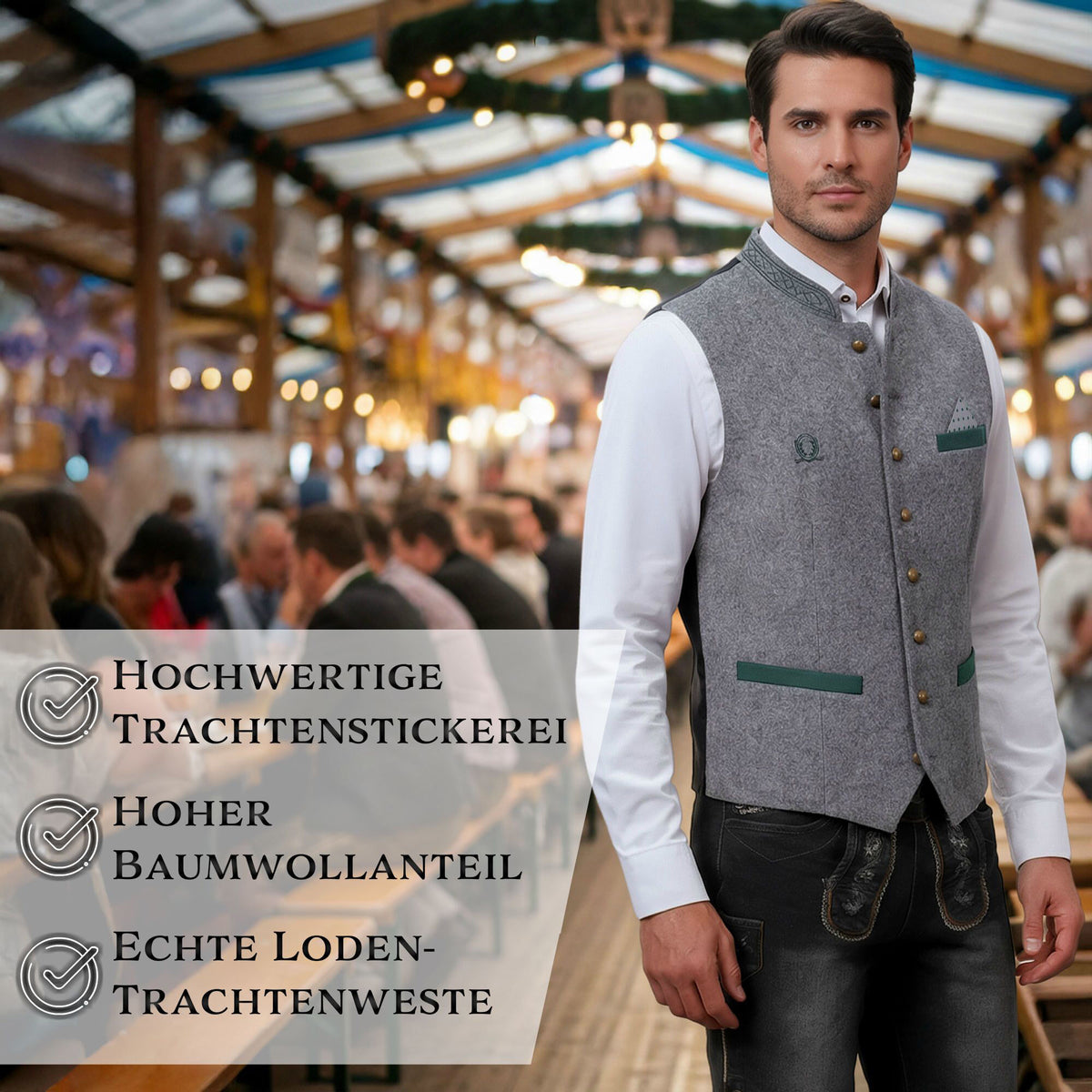 Steigenhöfer Trachtenweste GUSTAV
