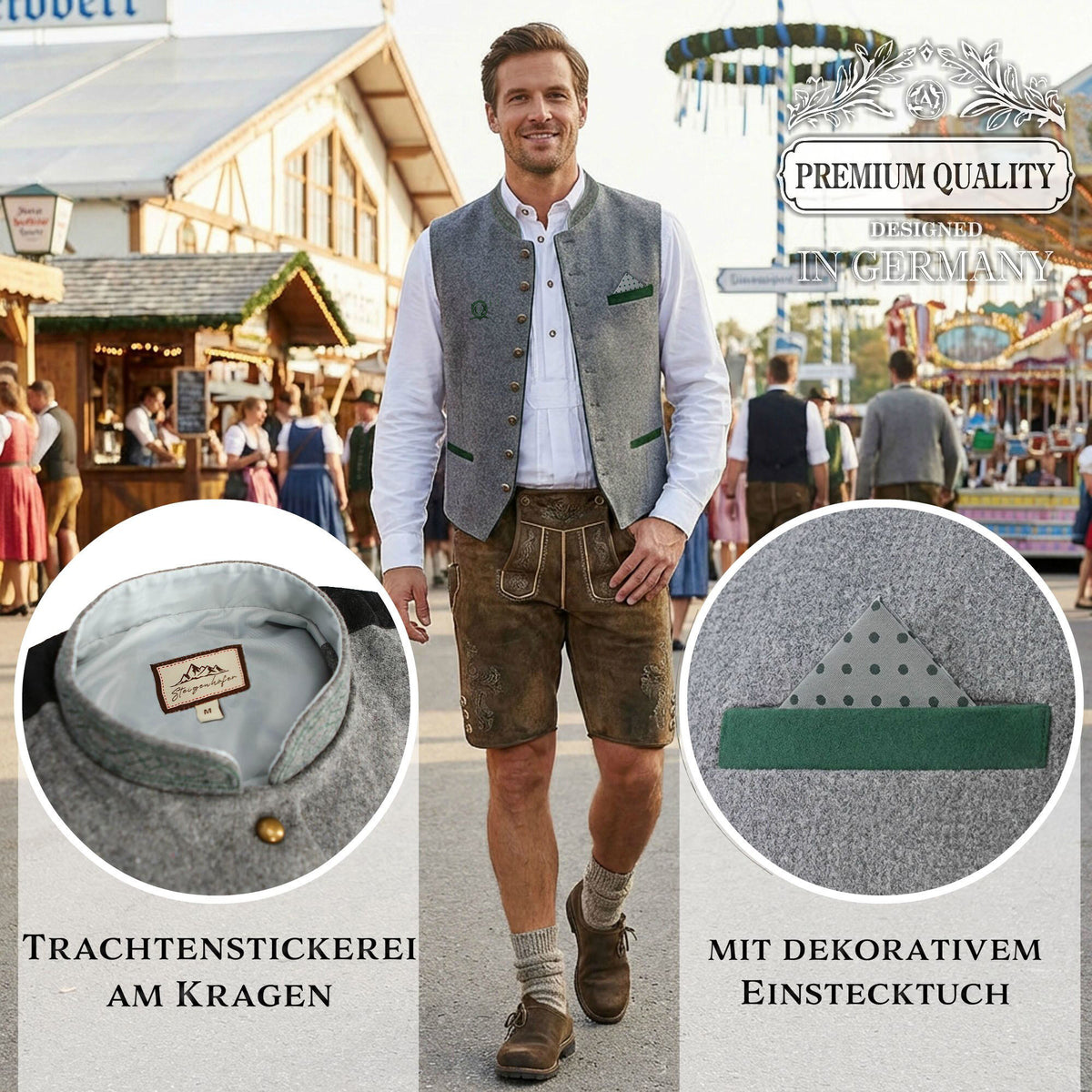 Steigenhöfer Trachtenweste GUSTAV