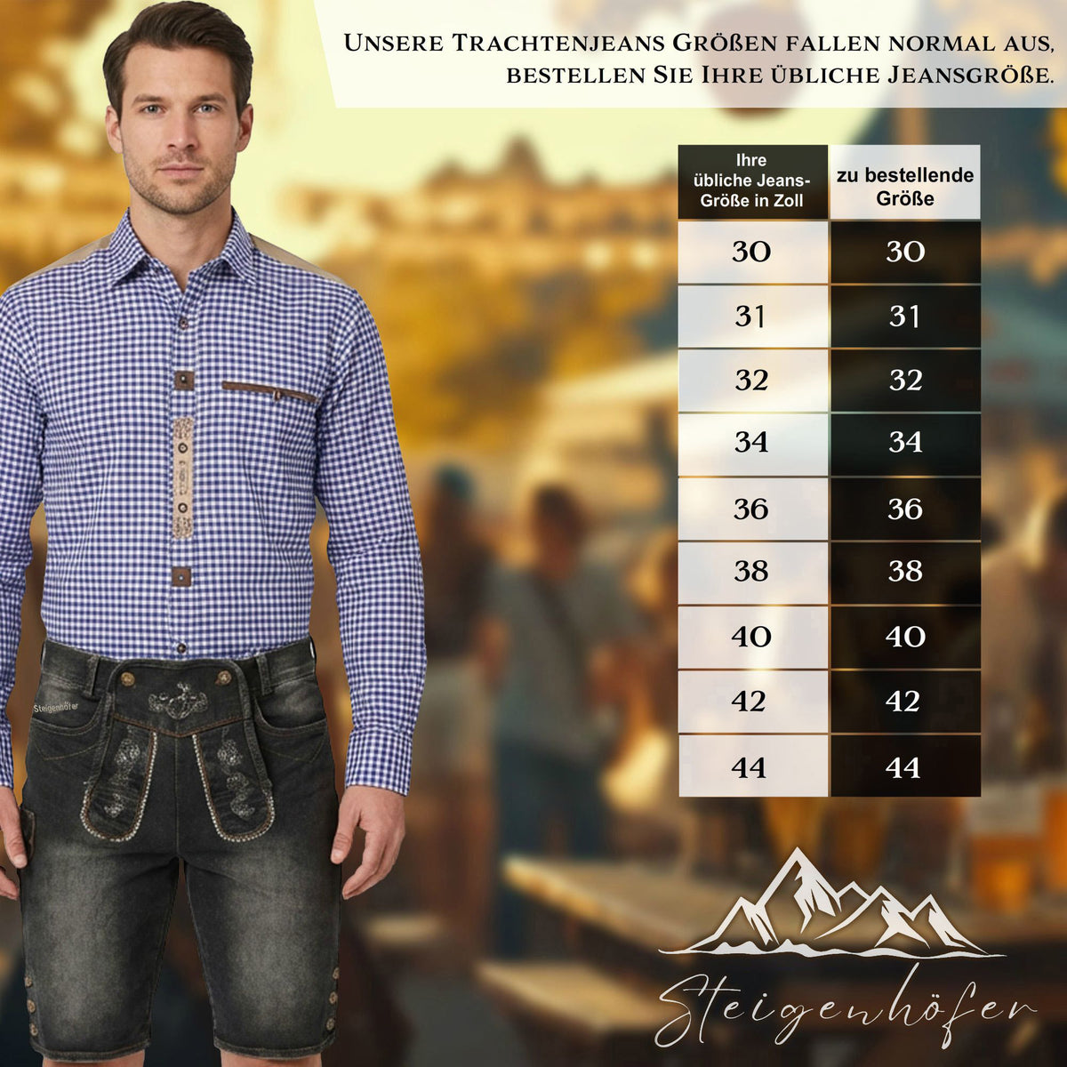 Steigenhöfer Trachtenjeans LEONARD