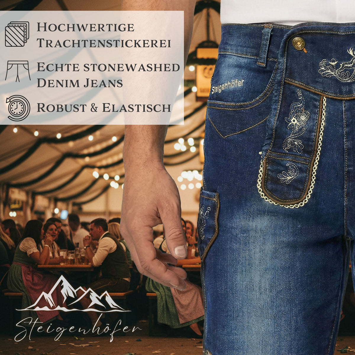 Steigenhöfer Trachtenjeans LEONARD