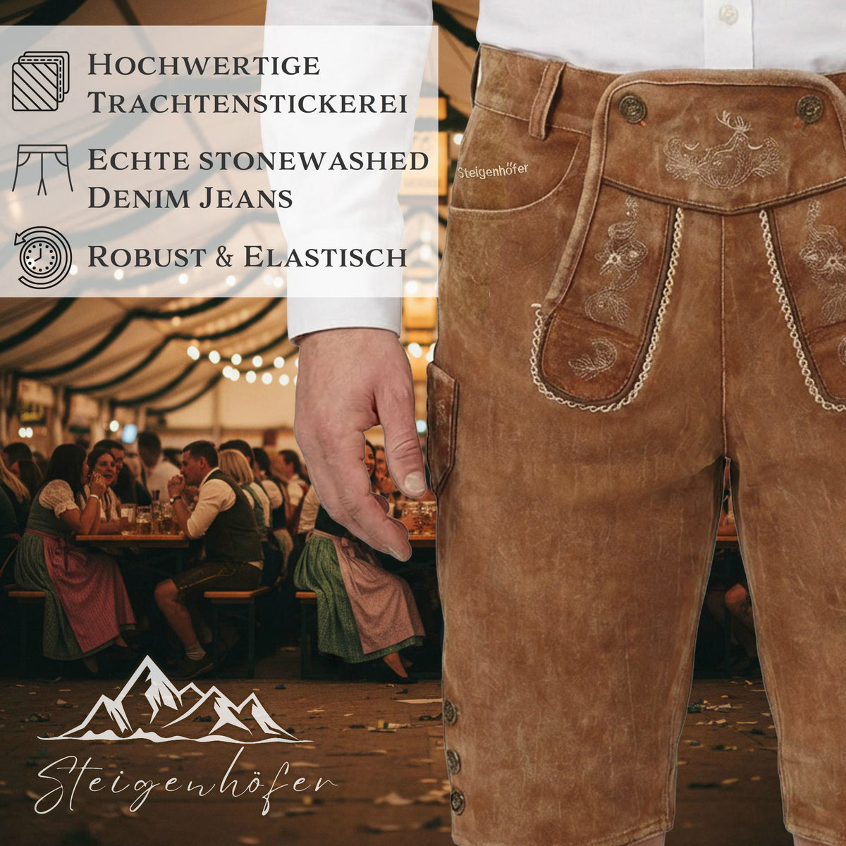 Steigenhöfer Trachtenjeans LEONARD