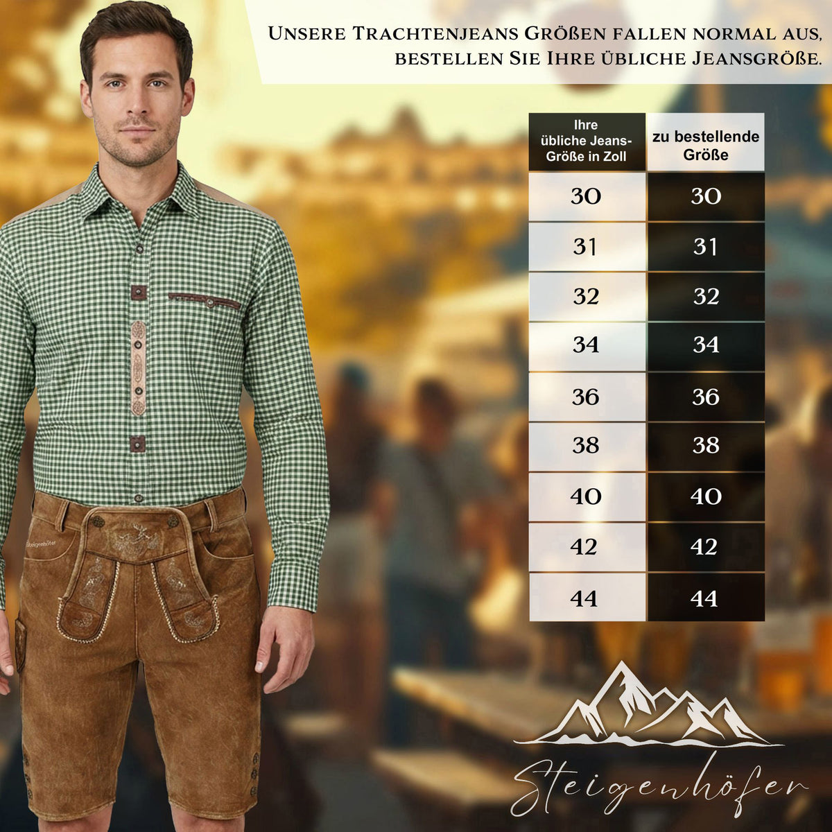 Steigenhöfer Trachtenjeans LEONARD