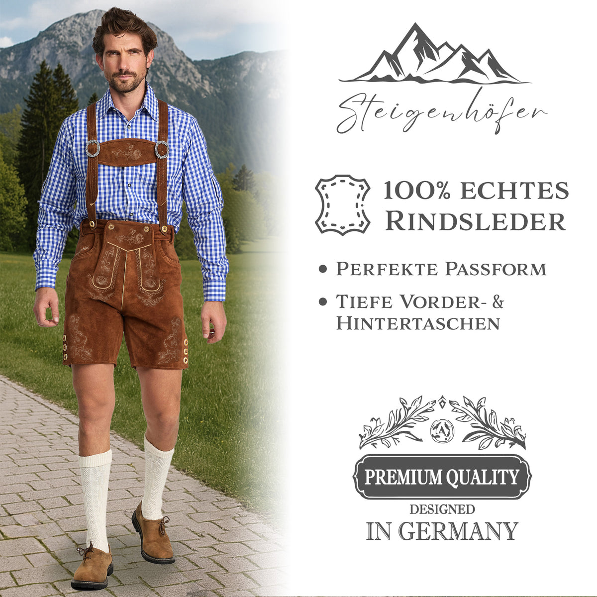 Steigenhöfer Lederhose LUDWIG