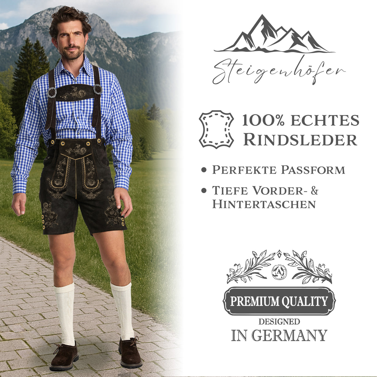 Steigenhöfer Lederhose LUDWIG