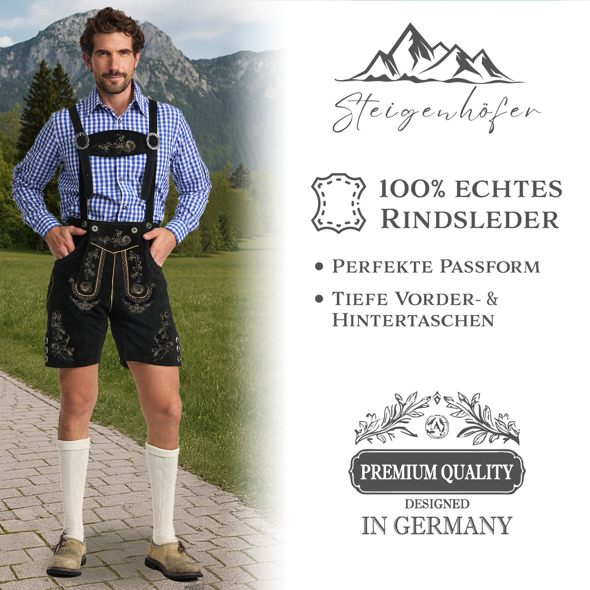 Steigenhöfer Lederhose LUDWIG