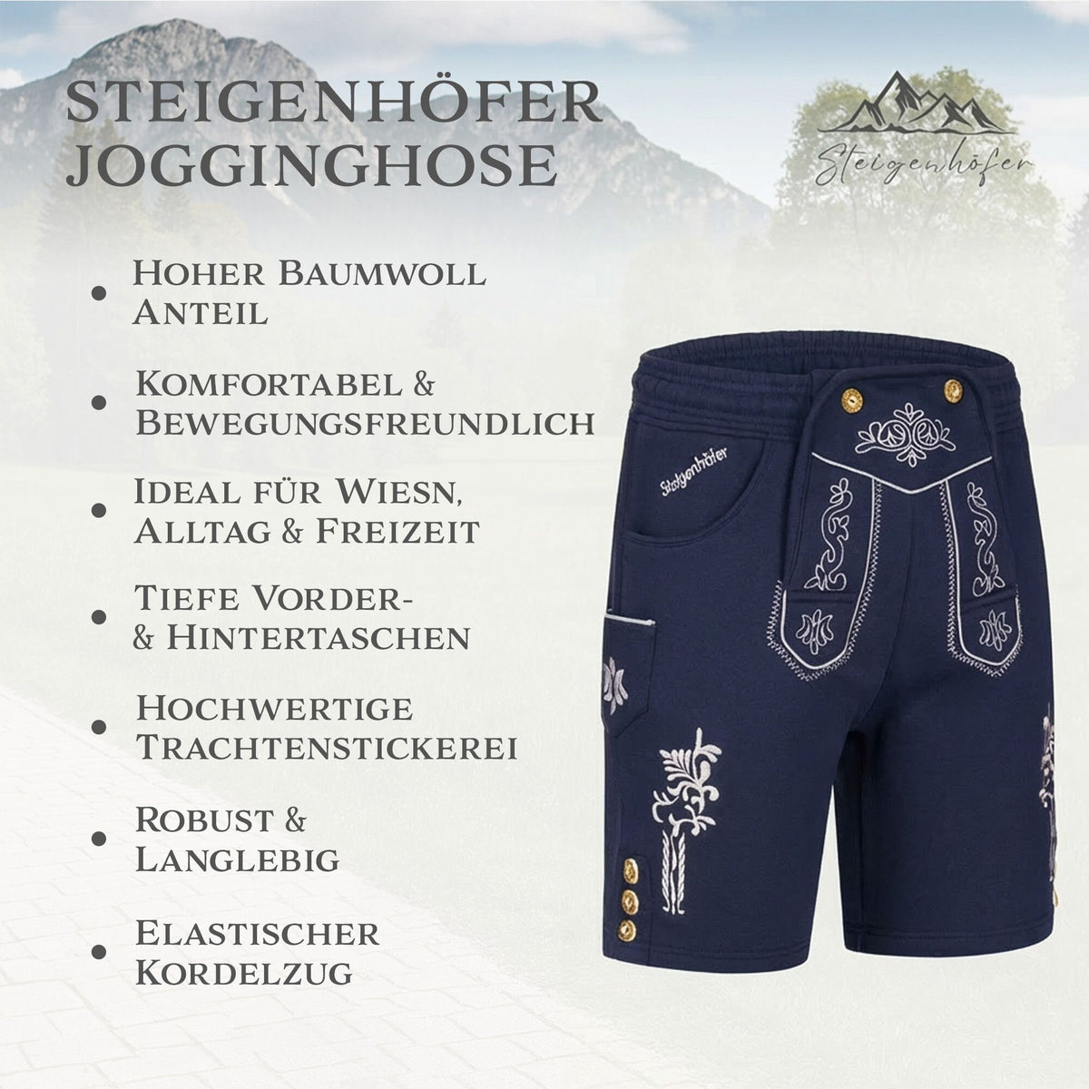 Steigenhöfer Trachten Jogginghose MORITZ