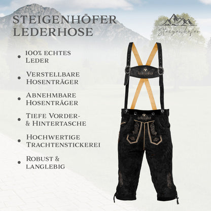 Steigenhöfer Lederhose Kniebund REINHOLD