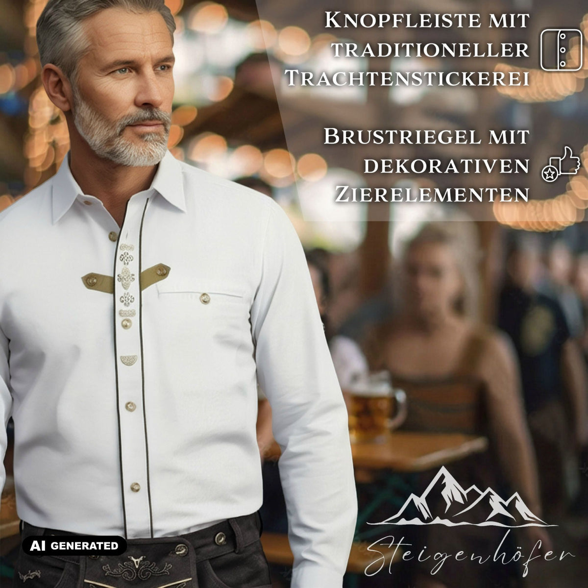 Steigenhöfer Trachtenhemd VINCENT