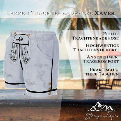 Steigenhöfer Badehose im Trachtenlook XAVER