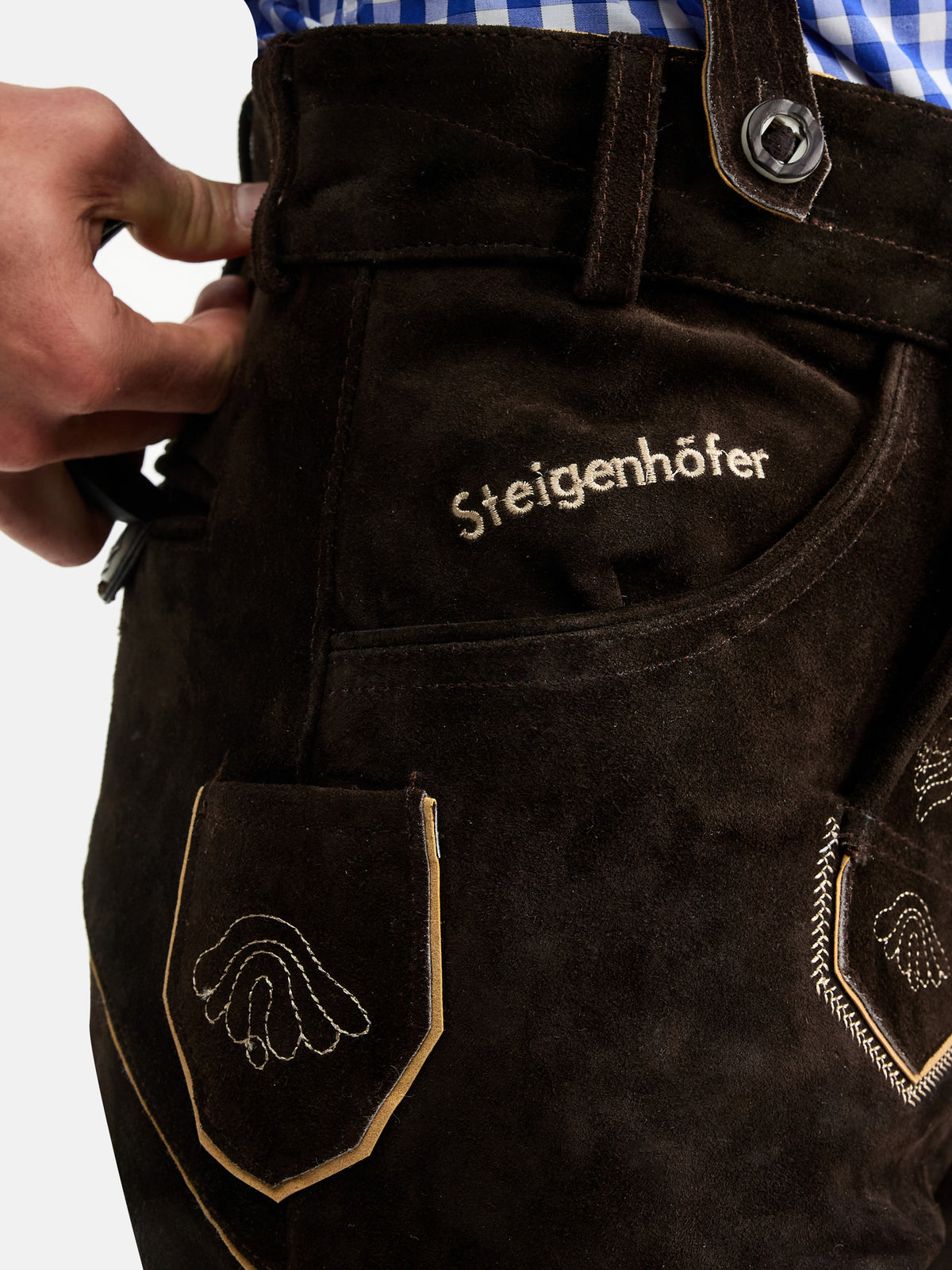 Steigenhöfer Lederhose Kniebund REINHOLD