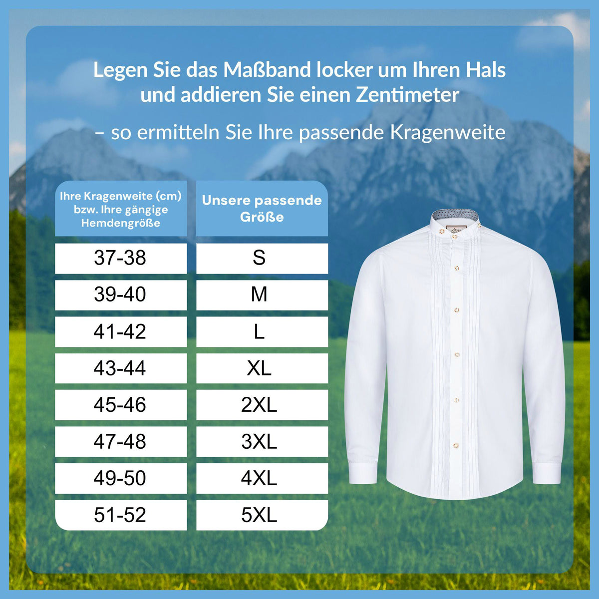 Steigenhöfer Stehkragenhemd VALENTIN
